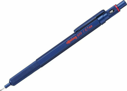 Rotring 600 Mechanical Pencil for Drawing Metallic 1pcs Blue