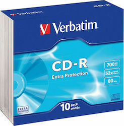 Verbatim Recordable CD-R 700MB 10pcs