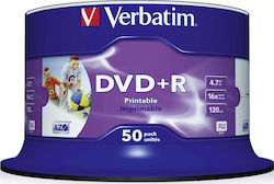 Verbatim Schreibbare DVD+R 4,7GB 50 Stück Verbatim Schreibbare DVD+R 4,7GB 50 Stück