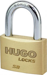 Hugo Locks SB 20 Steel Padlock Brass with Key 20mm 1pcs