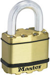 Master Lock M1BEURD Steel Padlock Brass with Key 45mm 1pcs