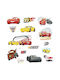 RoomMates Decor Kids Vinyl Wall Sticker Cars 3 15pcs