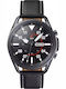 Samsung Galaxy Watch3 Stainless Steel 45mm Waterproof with Heart Rate Monitor (Mystic Black)