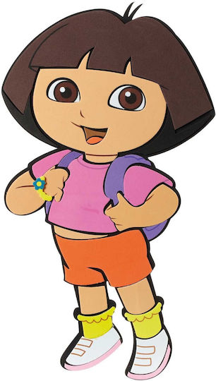 Hollytoon Детска стикерна за стена Стена Dora 50бр