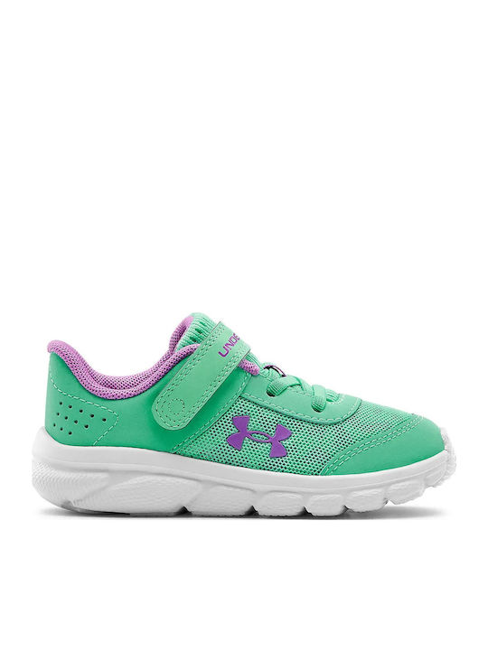 Assert 8 Kids Sports Shoes Running with Hoop & Loop Closure Green