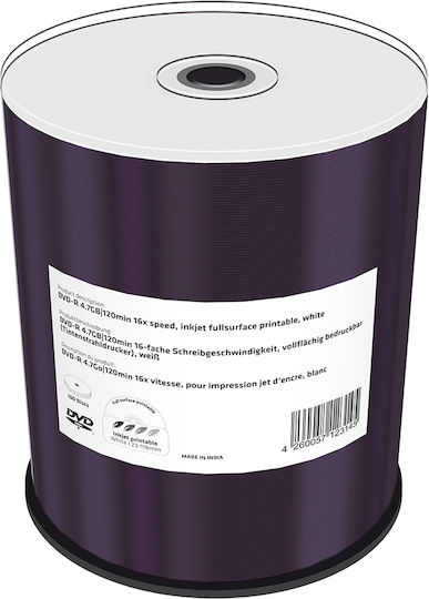 MediaRange Inscripționabile DVD-R 16x 4.7GB Cutie pentru prăjituri 100buc
