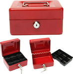 Κουτί Ταμείου με Κλειδί ADD01661 Κόκκινο