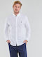 Long-sleeved Cotton Shirt White