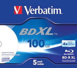 Verbatim Εγγράψιμα BD-R 100GB 5τμχ