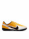Nike Παιδικά Ποδοσφαιρικά Παπούτσια Vapor 13 Academy TF με Σχάρα Πορτοκαλί