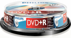Philips Записваеми DVD+R 4.7GB 10 Броя