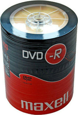 Maxell Recordable DVD-R 16x 4.7GB Cake Box 100pcs