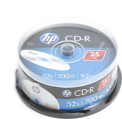 HP Recordable CD-R 52x 700MB Cake Box 25pcs