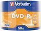 Verbatim Beschreibbare DVD-R 16x 4.7GB Kuchenbox 50Stück