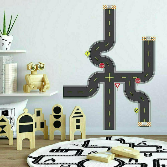 RoomMates Decor Детска стикерна за стена Стена Build A Road 60бр