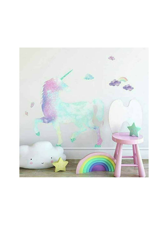 RoomMates Decor Autocolant Decorativ pentru Copii Perete Unicorn Glitter