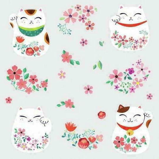 RoomMates Decor Kids Wall Sticker Lucky Cat