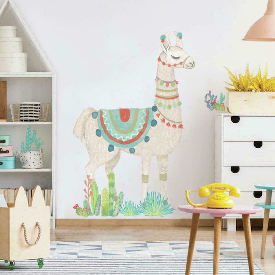 RoomMates Decor Παιδικό Διακοσμητικό Αυτοκόλλητο Τοίχου Watercolor Llama 67x98εκ. 28τμχ