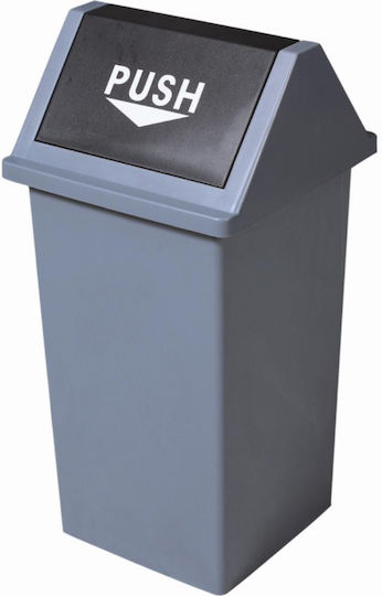 Mopatex Plastic Waste Bin 35lt Gray