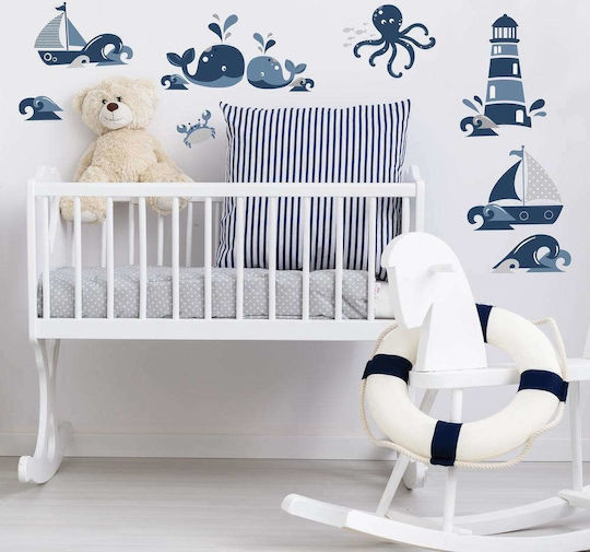 RoomMates Decor Kids Wall Sticker Friends of the Sea 21pcs