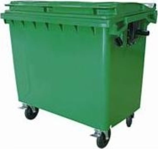 Mopatex Plastic Wheeled Waste Bin 660lt Green