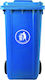 Delta Cleaning Plastic Wheeled Waste Bin 240lt Blue