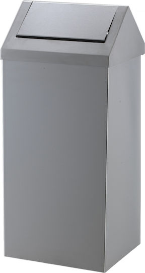Mopatex Metal Coș de gunoi Deșeuri 80lt Inox