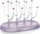 Kikka Boo Drying Rack for 8 Baby Bottles Lilac ...