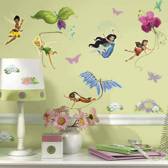 RoomMates Decor Autocolant Decorativ pentru Copii Perete TinkerBell Zâne 30buc