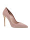 Mourtzi Suede Pointed Toe Stiletto Pink High Heels