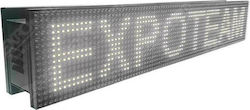 ExpoLedTeam Semn LED rulant Cu două fețe Imperm...