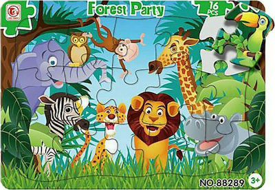 Kids Puzzle Ζούγκλα for 3++ Years 16pcs ToyMarkt