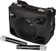 Ibiza Sound Караоке Система с Безжични Микрофони PORT85UHF-BT Черен