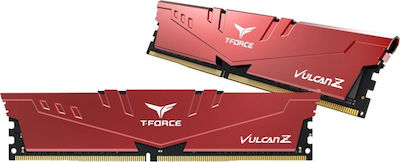 TeamGroup T-Force Vulcan Z 16GB DDR4 RAM mit 2 Modulen (2x8GB) und Geschwindigkeit 3600 für Schreibtisch