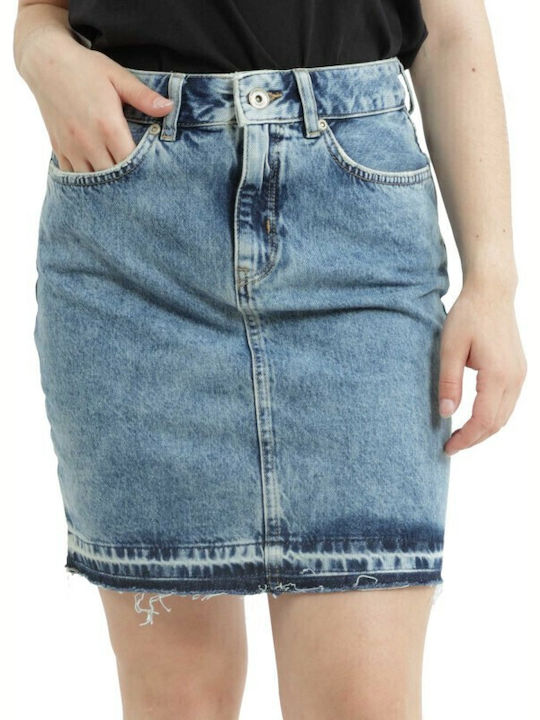 Denim Mini Skirt Blue