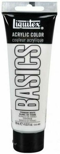 Liquitex Acrylic Color Basics Ακρυλικό Χρώμα Ζωγραφικής 432 Titanium White 118ml