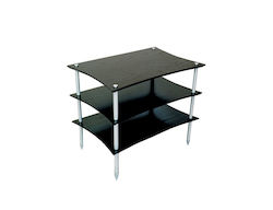 Quadraspire Q4 L Έπιπλο Hi-Fi Μαύρο 59x75x47cm