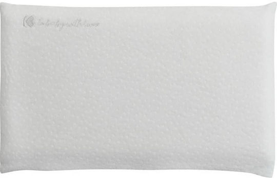 Kikka Boo Ventilated Baby Sleep Pillow Memory Foam Grey Velvet 23x40cm
