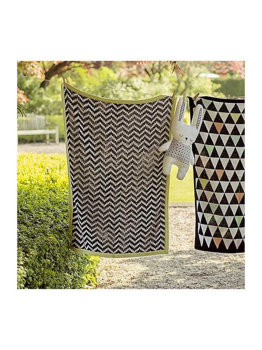 Bizzi Growin Κουβέρτα Αγκαλιάς & Λίκνου Zig Zag 70x90εκ.