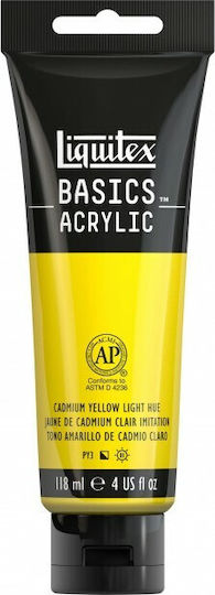 Liquitex Acrylic Color Basics Acrylic Paint Set 160 Cadmium Yellow Light Hue 118ml 1pcs LB119160