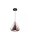 Stimeno Ciclio1b380 Pendant Light Brown Grid with Socket E27 38cm