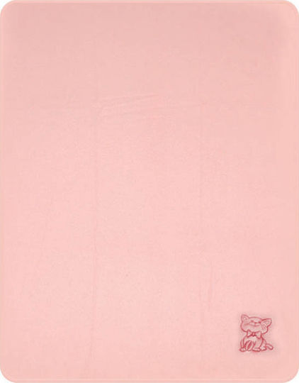 Lorelli Decke Wickeltücher für Kinderzimmer Polar Swan Vlies Rosa 75x100cm