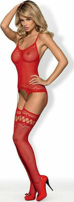 Obsessive Hot Bodystocking Red