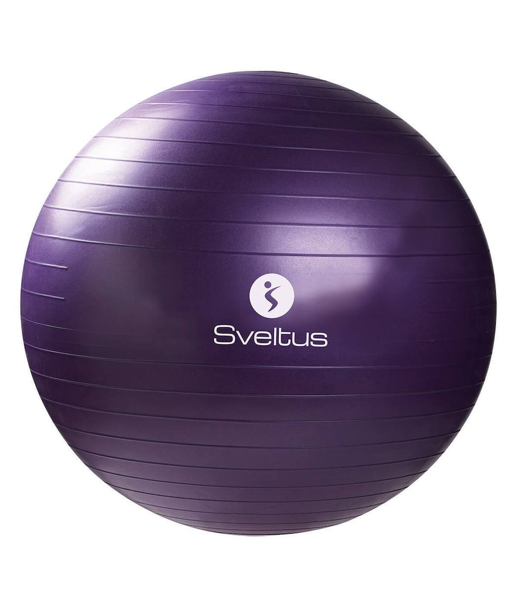 Sveltus Gymball Ballon De Gym 65 Cm - Gris, Renforcement Musculaire Et Équilibre, Livré Non Gonflé