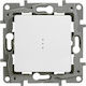 Legrand Niloe Front Plate Wall Push Staircase Button without Frame Μονό Φωτεινό White 764522