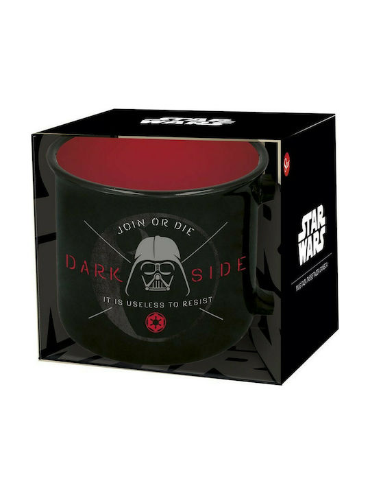 Stor Star Wars Dark Side Ceramic Cup Black 415ml