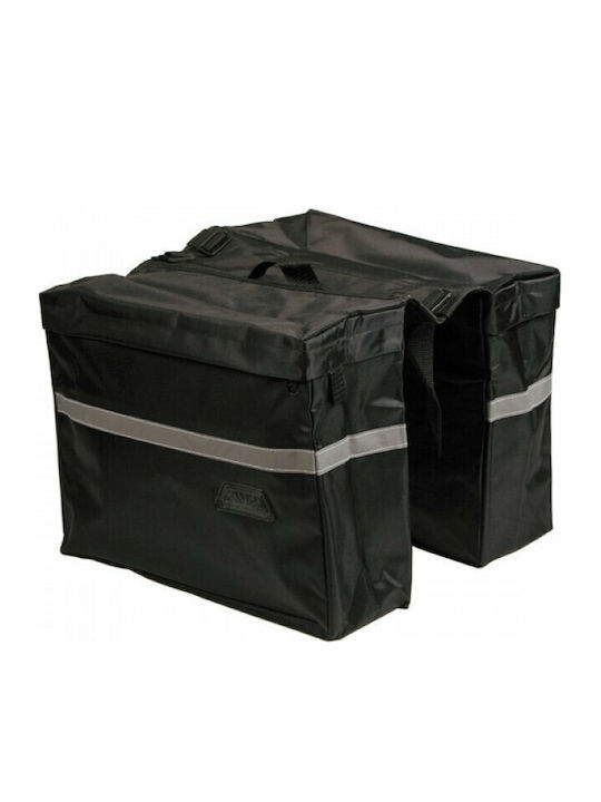 Lampa 9459.0lb Double Bicycle Rack Bag Black L9459.0