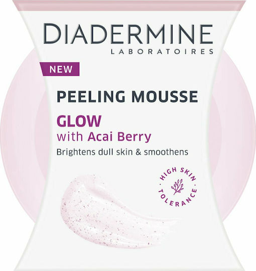 Diadermine Mousse Glow with Acai Berry Peeling Προσώπου 75ml