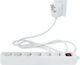 REV WS Power Strip 6 Positions with Switch and Cable 2m