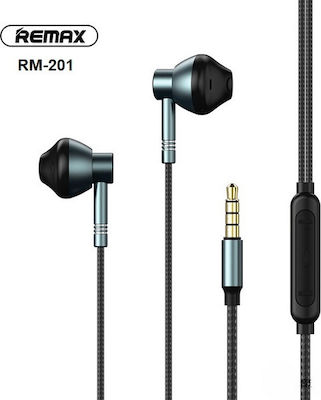 Remax RM-201 In-ear Handsfree with 3.5mm Connector Black